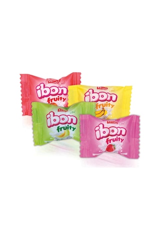 Ibon Sütlü Meyveli Şeker 1000 Gr. Silindir (1 Kutu)