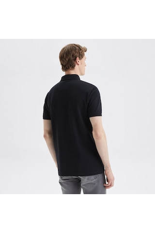 Nautica Nautıca Erkek Siyah Slım Fıt Kısa Kollu Polo K35062T 0Tb Siyah
