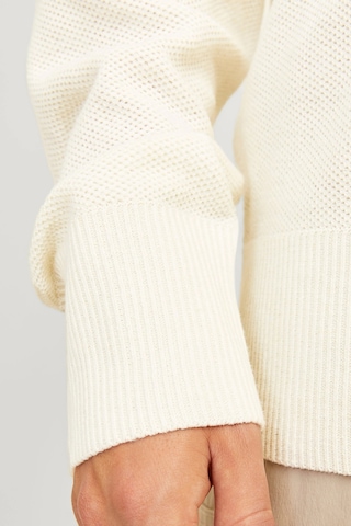 Jack & Jones Erkek Kazak 12264525 Krem Krem