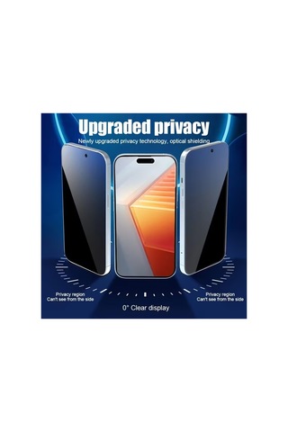 İphone Xr Uyumlu Tam Kaplayan Hayalet Ekran Koruyucu Gizli Cam 9h Temperli Privacy