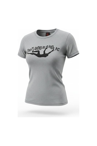 Madrock Outdoor T Shirt Kadın Mdrck074 Gri
