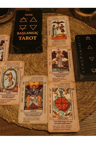 Başlangıç Tarot Destesi 78 Kart - Arındırma Kesesi Hediyeli