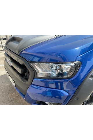 Ebal Otomotiv Ford Ranger Far Çerçevesi Kaplama 2 Prç Mat Siyah 2015 Sonrası