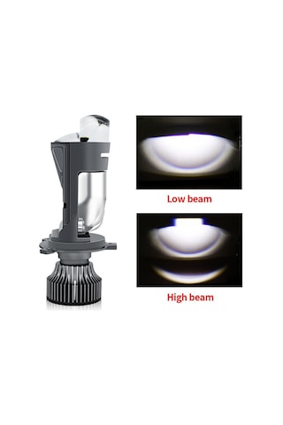 Led Far Ampulü Beyaz H4 50w 12v 22000lm Csp Chip Lens Canbus / Laam979