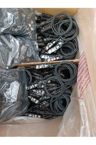 Pvc Kaplı Kablo Bağlama Teli Siyah 12 Cm'lik / 500 Gram