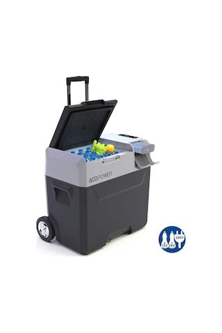 Acopower Px50 12/24/220volt 50litre Kompresörlü Tekerlekli Outdoor Oto Buzdolabı Akü Dahil Değildir Fr Px50