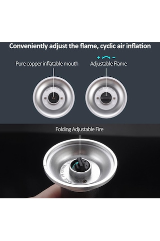 Jms Bütan Meşale Ayarlanabilir Alev Çok Amaçlı Endüstriyel Meşale Kaynak Doldurulabilir Mutfak Meşalesi