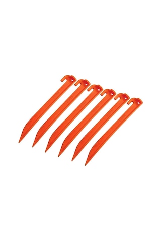 Abs Çadır Kazığı -23cm 6 Adet Turuncu