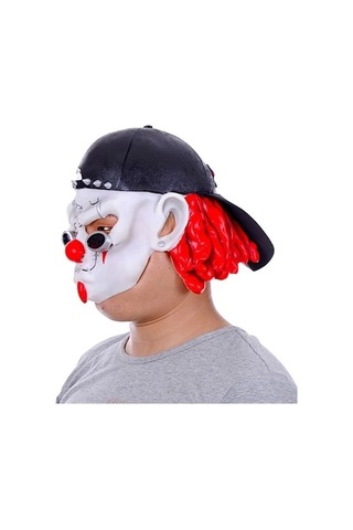 Lateks Şapkalı Gözlüklü Beyaz Maske