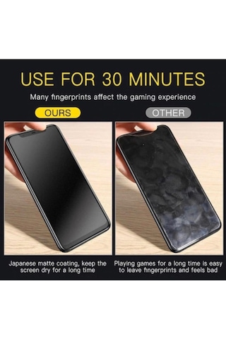 Apple Uyumlu iPhone 12 Pro Max 6.7 Nano Mat Ekran Koruyucu Cam