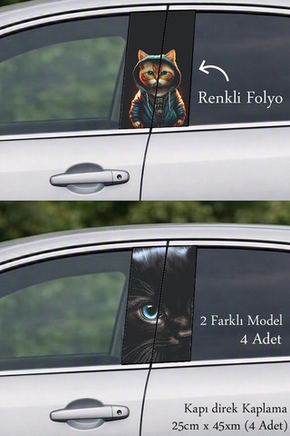 Aracınıza Şık Bir İfade Kapı Direk Folyo Sticker Etiket