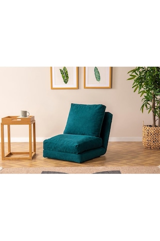 Pafu Taida Tekli Katlanır Yataklı Uzanma Koltuğu Petrol Yeşil