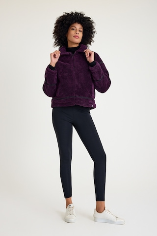 Scorp Shine Casual Kadın Peluş Mont Mor Mor