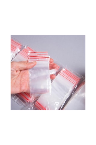 Kilitli Torba 5x5 Cm 2000 Adet Kilitli Buzdolabı Poşeti Şeffaf Kilitli Poşet Kilitli Saklama Poşeti