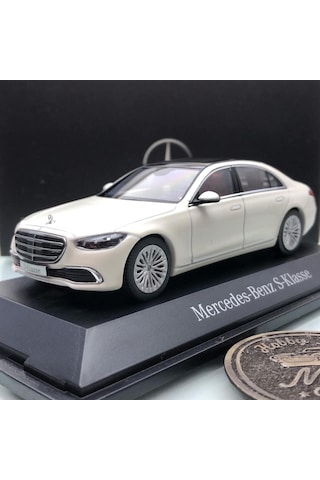2020 Mercedes Benz S Class V223 Diamont White 1 43 Ölçek Herpa