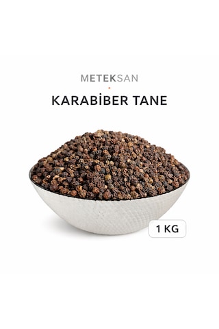 Meteksan Karabiber Tane 1 Kg Gıda Tipi İthal Meteksan Karabiber Tane 1 Kg Gıda Tipi İthal