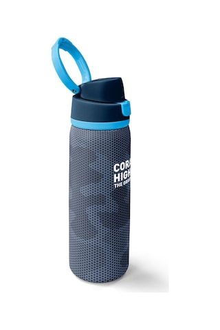 Coral High Lacivert Desenli Pipetli Ve Direkt İçim Çelik Termos 800 Ml 38580 Lacivert - Gri