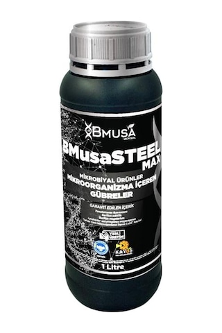 Bmusa Steelmax 1lt Mikrobiyal Gübre 1 L