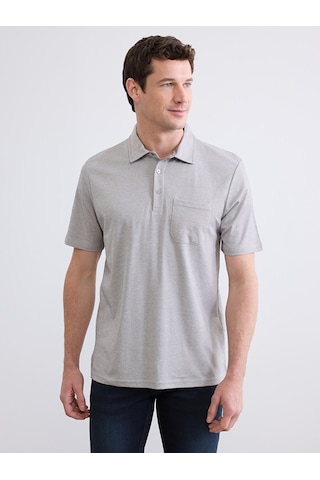 Lcwaıkıkı Classic Bej Polo Yaka Cepli Erkek Tişört