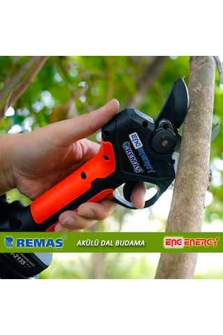 Energy FH-2135 Çift Akülü 16.8V 4AH Sensörlü Dal Budama Makası 35 MM