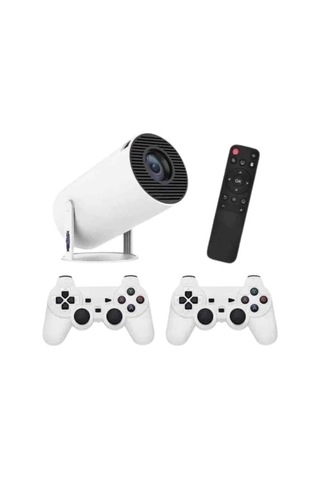 Znv Zenvia Mey İthalat 4k Wireless Çift Kollu Kumandalı Oyun Projeksiyonu Retro Video Oyunu Yeni Nesil Znv2025 Cmn 40903220