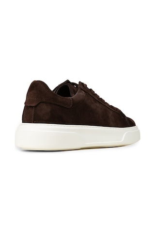 Deery Erkek Hakiki Süet Kahverengi Sneaker Ayakkabı - 04651mkhve02