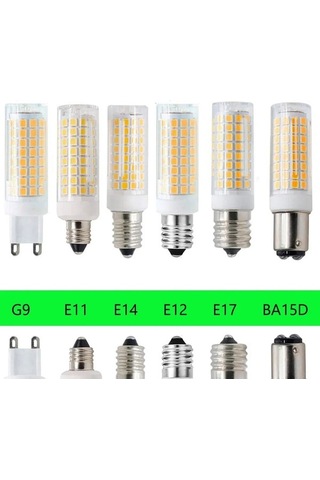 Agoodshop E17 Tarzı G4 M Ledler Mısır Ampuller Ba15d E11 E12 E14 E17 G4 G9 Led Işıklar 9w Ev Ev Içi