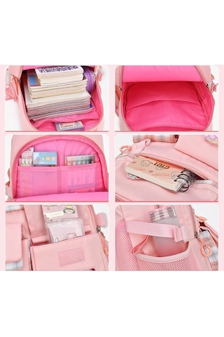 Arion Sb2068 Okul Sırt Çantası Süs Aksesuarları İle Birlikte 001