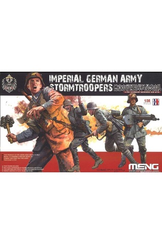 1/35 Alman İmparatorluk Askerleri 4 Adet Figür Maketi, Meng Hs010