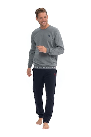 U.s. Polo Assn. 18815 Erkek Ev Giyim Uzun Kollu Pijama Takım 001