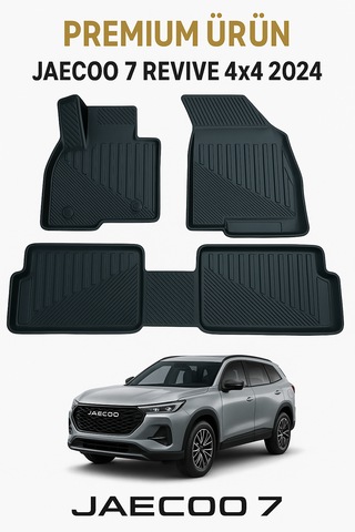 Jaecoo 7 Evolve 4x2 2024 Uyumlu 3d Oto Paspas Premium