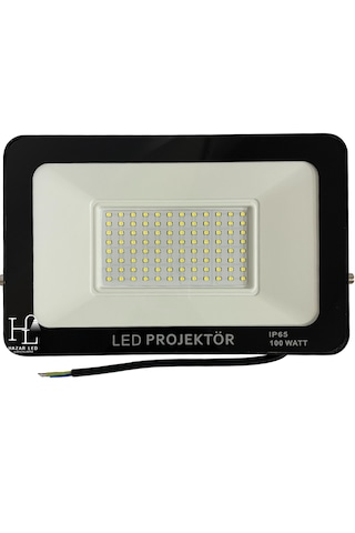 Hazar Led 12-24 Volt 100 Watt Tablet Projektör Beyaz SMD Led Projektör