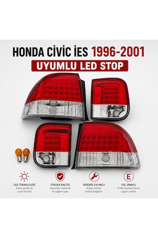 Honda Cıvıc İes 1996-2001 Uyumlu Led Stop Takımı 4 Parça