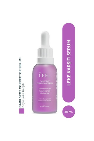 The Ceel Leke Karşıtı ve Cilt Tonu Eşitleyen Cilt Serumu, Glutatyon & Niacinamide Etkili 30 Ml