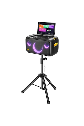 Ikarao Break X1 800 W Partybox Hoparlör Karaoke Seti + Standlı