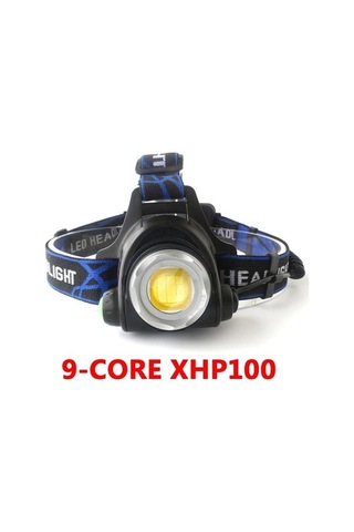 Novahub Led Far Xhp100 9 Çekirdekli El Feneri, Usb Şarjlı, Su Geçirmez, Bisiklet İçin Far, 3 Modlu, 5000k, 100.000h Yaşam Süresi Çok Renkli
