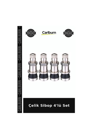 Özel Üretim Oto Metal Lastik Aksesuar Yedek Parça Çelik Sibop 4'lü Set