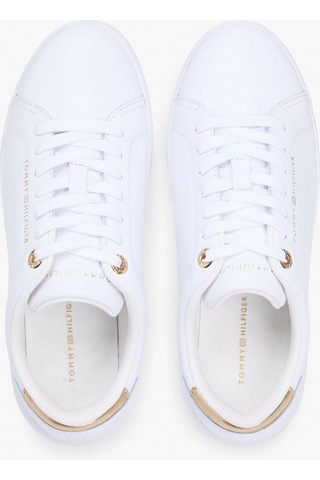 Tommy Hilfiger Klasik Şık Kort Stili Kadın Beyaz Sneaker Fw0fw09019ybs Beyaz