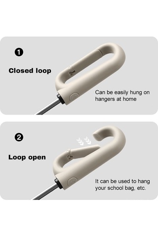 Padalink Siyah Otomatik Çift Kullanimli 10 Kasnakli Rüzgar Dayanikli Katlanabilir Şemsiye - Ters Katlama, Işik Reflektörlü, 280t Dokuma, Kauçuk Sap