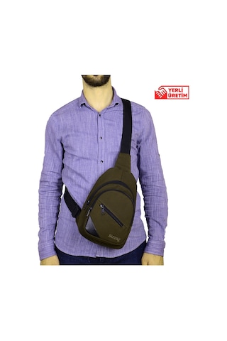 Strong Kanvas Çapraz Askılı Göğüs Ve Sırt Çantası, Body Bag Çanta (413681557)