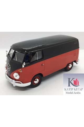 Motormax Volkswagen Type 2 Delivery Van 1/24 Kır-siyah Model Araç