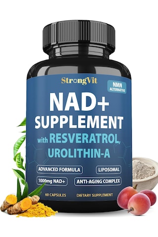 Strongvit Nad+ With Resveratrol Urolithin-a 60 Kapsül