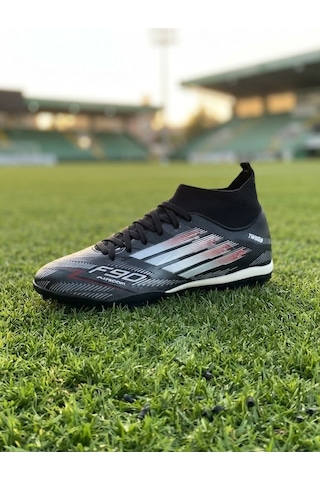 Mugesporgiyim Twıngo F90 Profesyonel Çoraplı Halı Saha Ve Çim Saha Kramponu Siyah