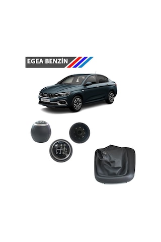 Fiat Egea Benzinli 6 Ileri Vites Topuzu Ve Vites Körügü Set 553521335