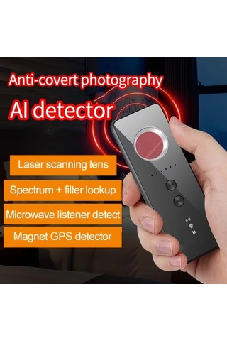 Honeybeeshop Otel Akıllı Kamera Dedektörü Kızılötesi Lazer Hırsızlık Önleme Gizlilik Koruma Sinyal Tespit Cihazı