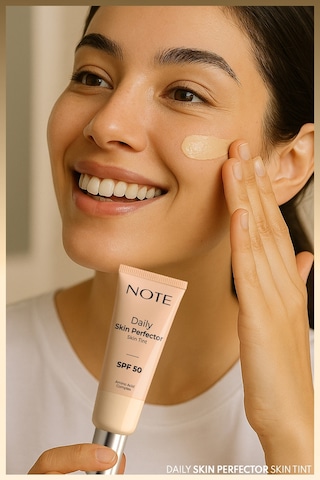Note Cosmetique Daily Skin Perfector Skin Tint SPF 50 Ton Eşitleyici Doğal Bitişli Renkli Nemlendirici - 150