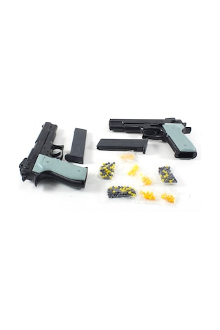 Boncuk Atan Tabanca 2 Adet Colt Twin Eagle 20 Cm