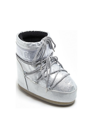 Moon Boot İcon Low Glitter Kadın Bot-1409440 Gümüş