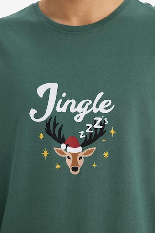 Defacto Regular Fit Hayvan Baskılı Uzun Kollu 2li Takım G2935ax25wngn1259 Yeşil-gn1259