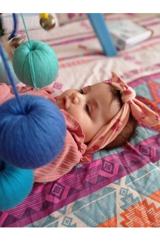 Montessori Gobbi Mobil Doğal 5li Renk Tonlu Dönence Bebek Oyuncağ